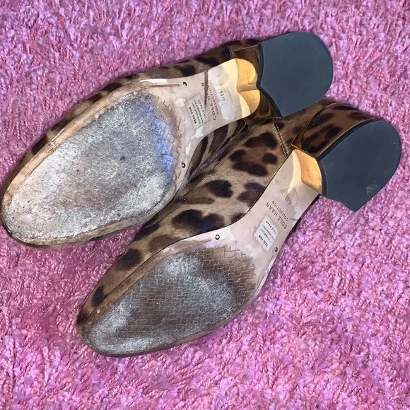 Cole Haan Leopard Heeled Mules - Picture 5 of 5